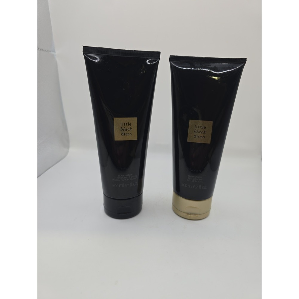 Avon‎ Little Black Dress Body Lotion- Shower Gel  6.7oz NEW Sealed LOT SET